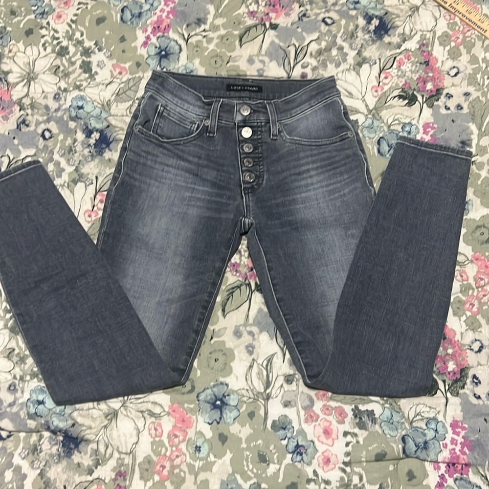 Lucky brand Ava mid rise skinny 00